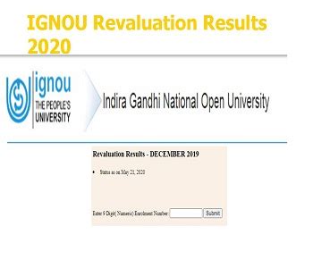 ignou revaluation result 2020.